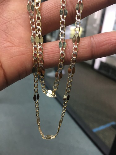 new top jewelry 14k FIGARO 20インチ 14K Yellow Gold - 3mm Figaro