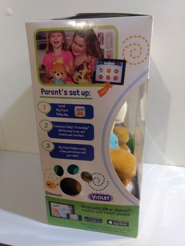 Interactive My Friend Teddy Talking Smart Bear Speaks English & Spanish New