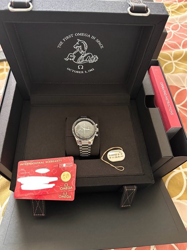Pre-owned Omega 2024  Speedmaster First In Space 310.30.40.50.06.001 Bracelet Watch