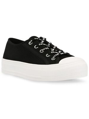 

STEVE MADDEN Женские черные ребристые вязаные кроссовки Cap-Toe Vex Platform Athletic Sneakers, Черный, VEX01S1