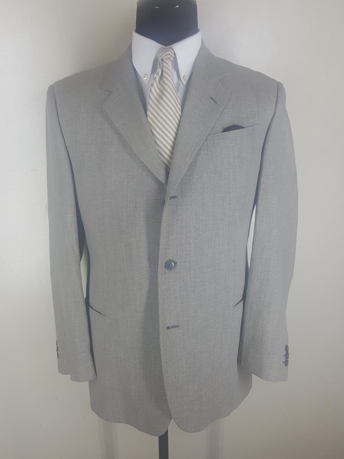 80-90s DONNA KARAN　Linen Over Jacket DONNA KARAN Vintage 1990s Silk Linen Mix Fabric Timeless