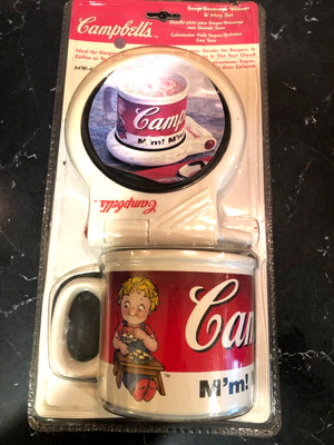 Campbell's Soup/Beverage Warmer & Mug Set Model MW-4C NEW/SEALED 1999