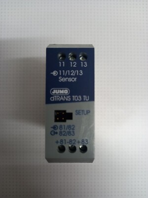 JUMO dTRANS T03 TU? Zwei-/Dreidraht-Messumformer 707032/880-001-005/000