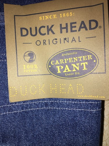 Vtg Boys Sz 18 Regular Duck Head Carpenter Work Pants Jeans New With Tags