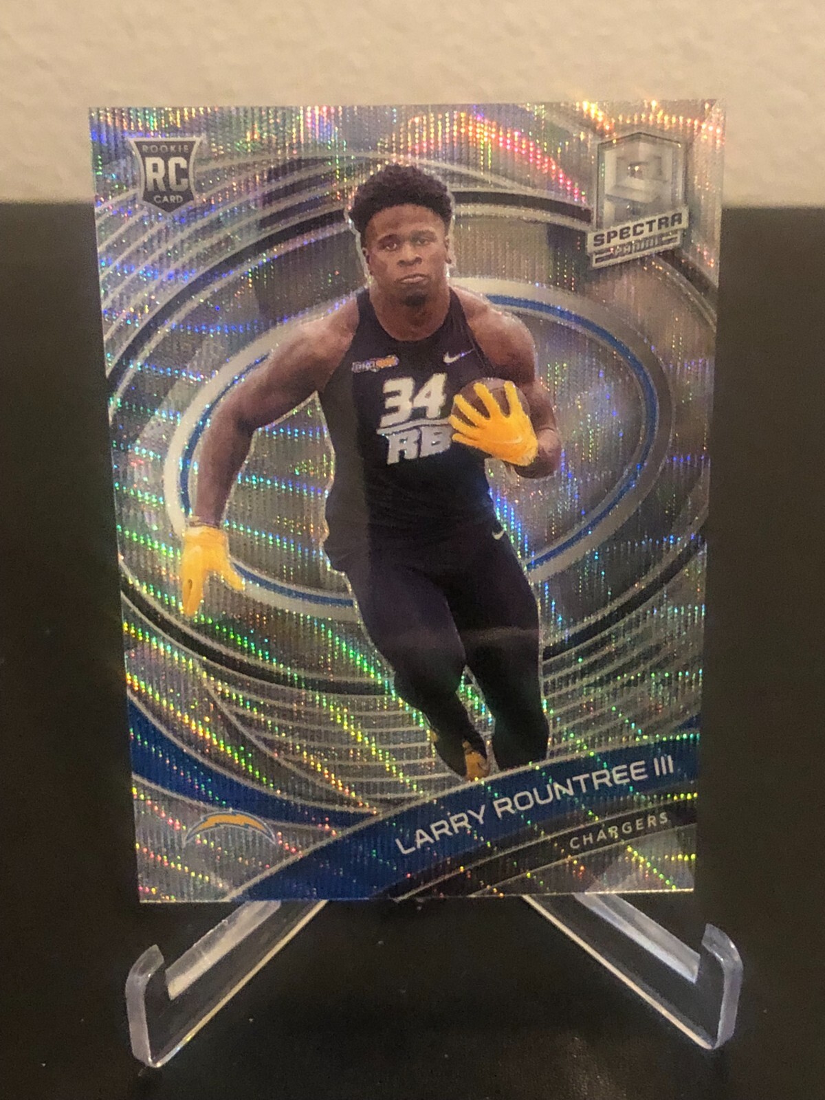 2021 Panini Spectra Larry Rountree III RC Wave Prizm 5/10