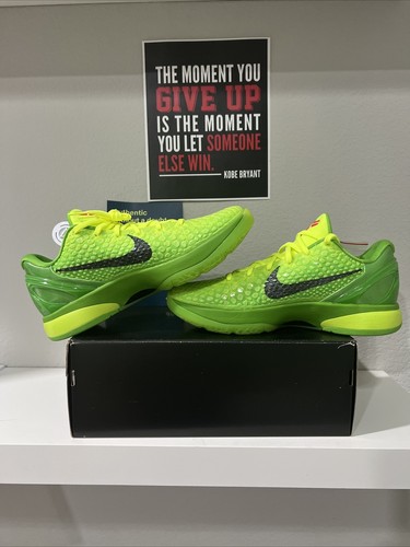 Pre-owned Kobe 6 Protro Grinch Deadstock 2020 - Size 10 - In Green