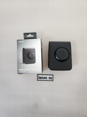 FUJIFILM Cheki Hybrid Instant Camera Instax mini Evo Camera Case Black