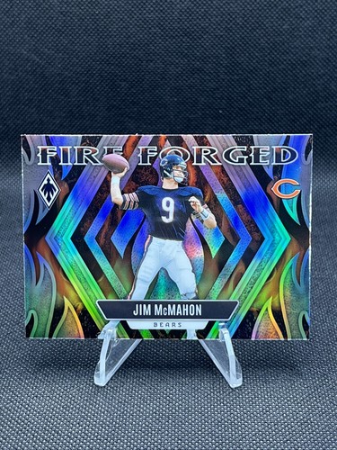 2023 Panini Phoenix Football Jim McMahon Fire Forged Silver