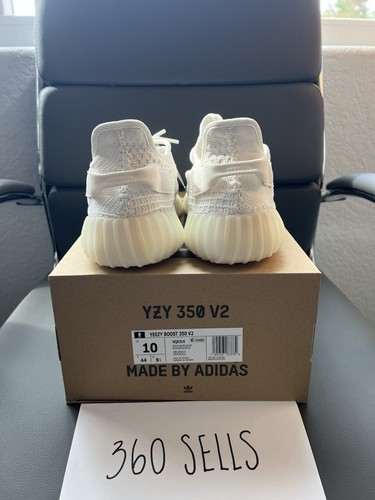 ADIDAS ORIGINALS ADIDAS YEEZY BOOST 350 V2 BONE HQ6316 SIZE 10 IN BOX