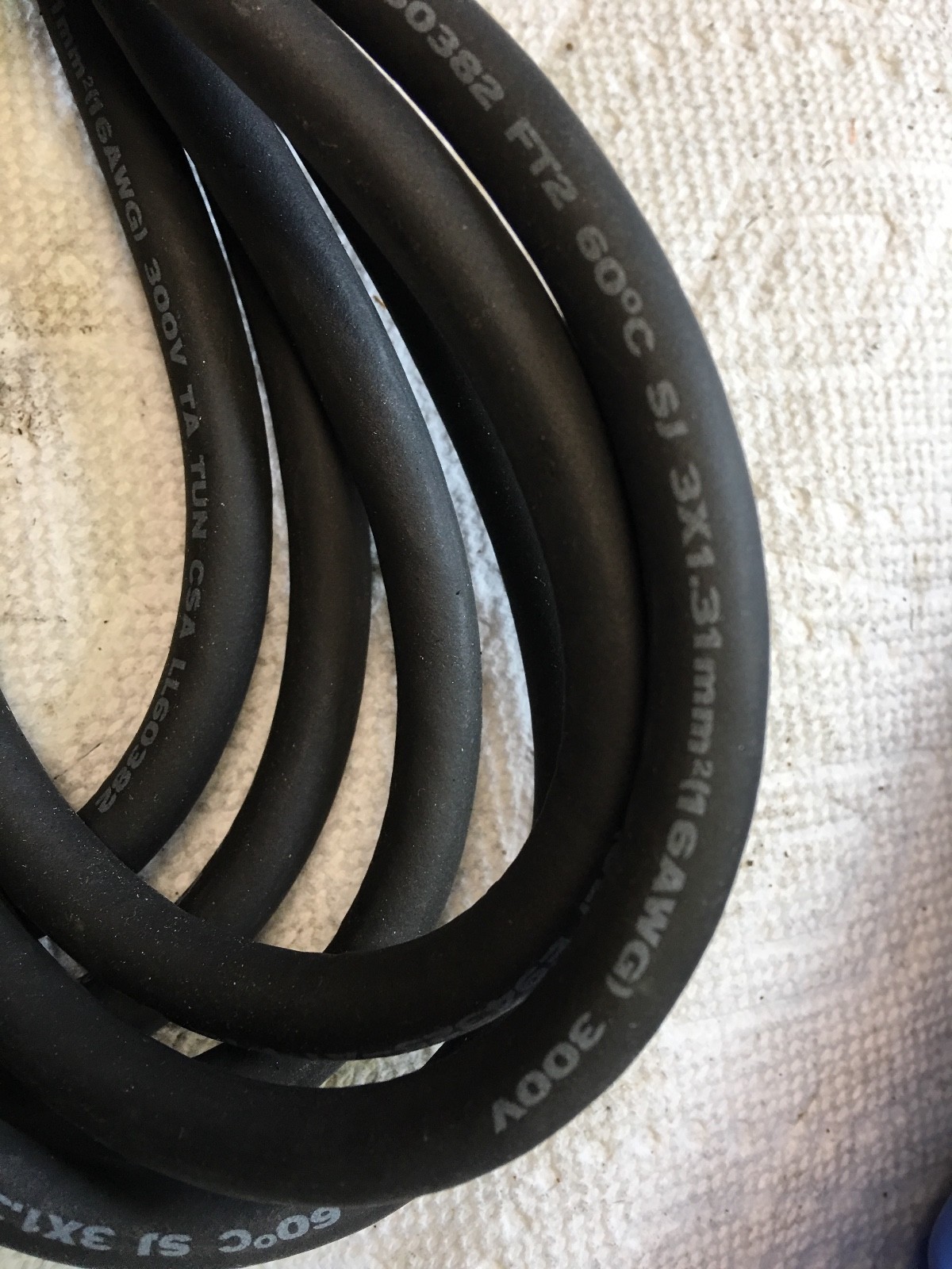 HILTI TE60 & TE72 HAMMER DRILL POWER CORD  12' LONG