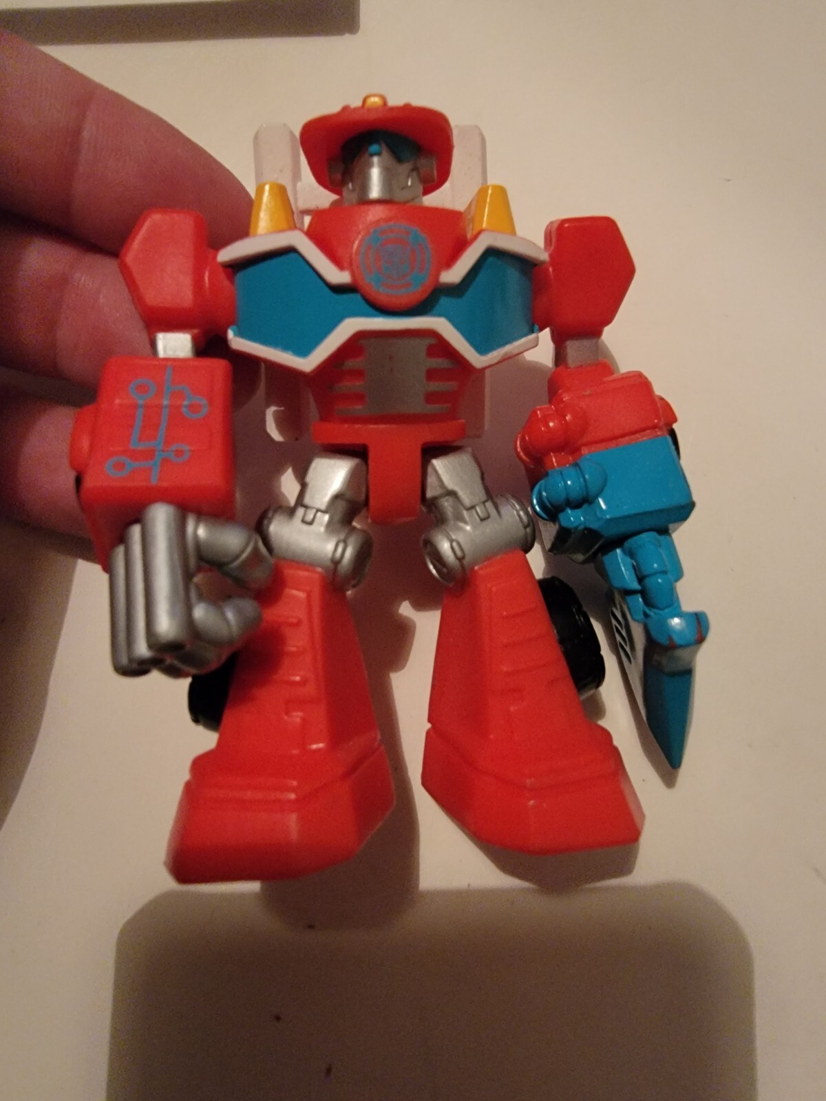 Hasbro Transformers Rescue Bots Fireman Mini Figure Fire Chief Heatwave Firebot