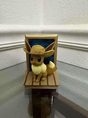 Pokémon Center × Van Gogh Museum: Eevee Self-Portrait with Straw Hat Figure