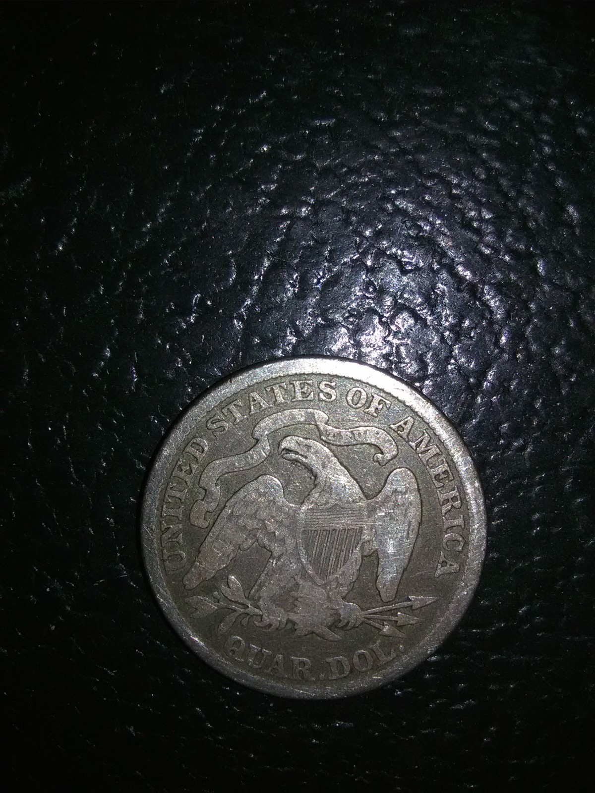 1875 Seated Liberty Quarter Silver