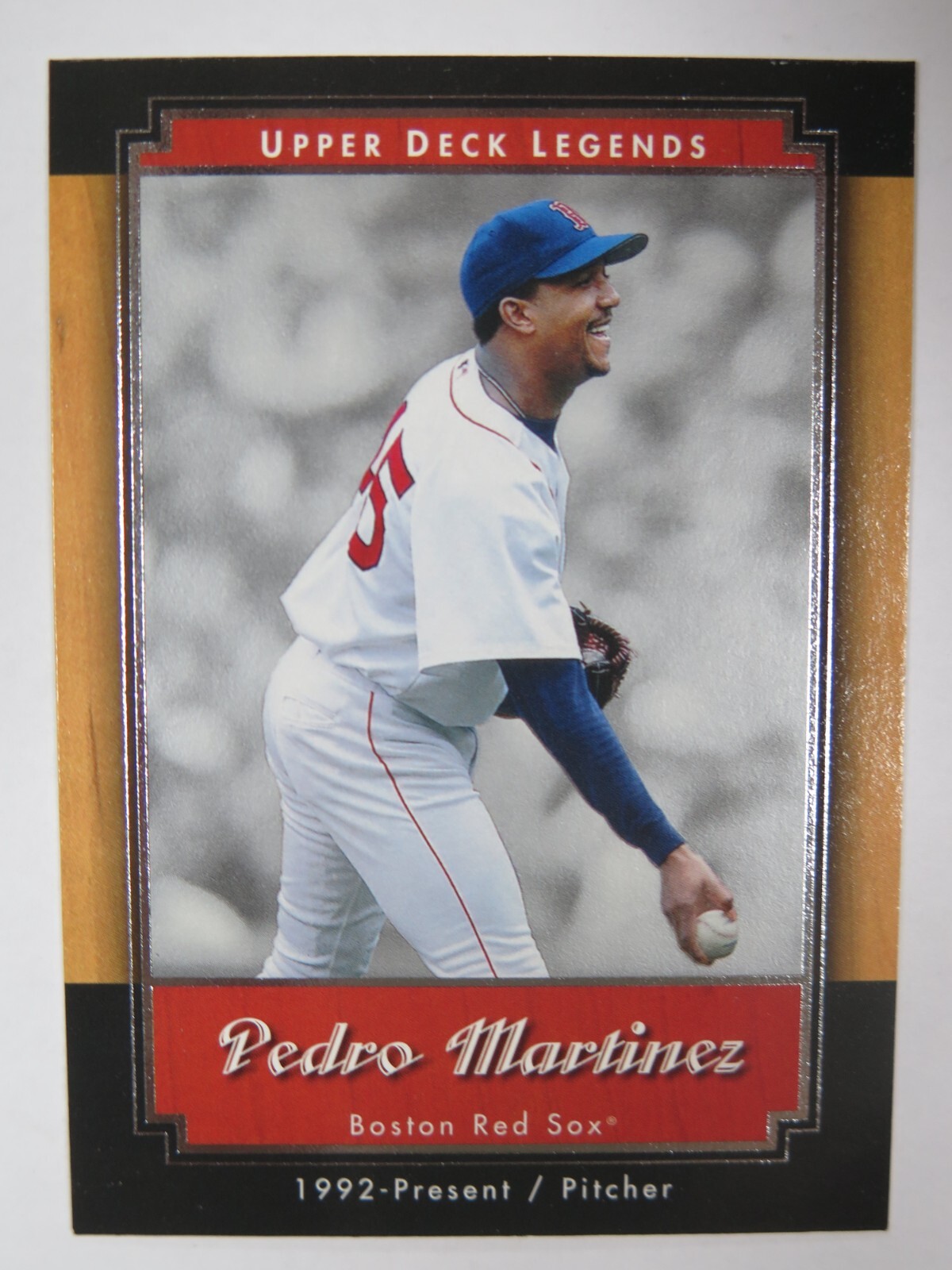 2001 Upper Deck Legends PEDRO MARTINEZ Baseball Card #26 Red