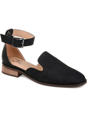

JOURNEE COLLECTION Женские черные стеганые лоферы Loreta с квадратным носком на блочном каблуке, Черный, LORETA-FLAT