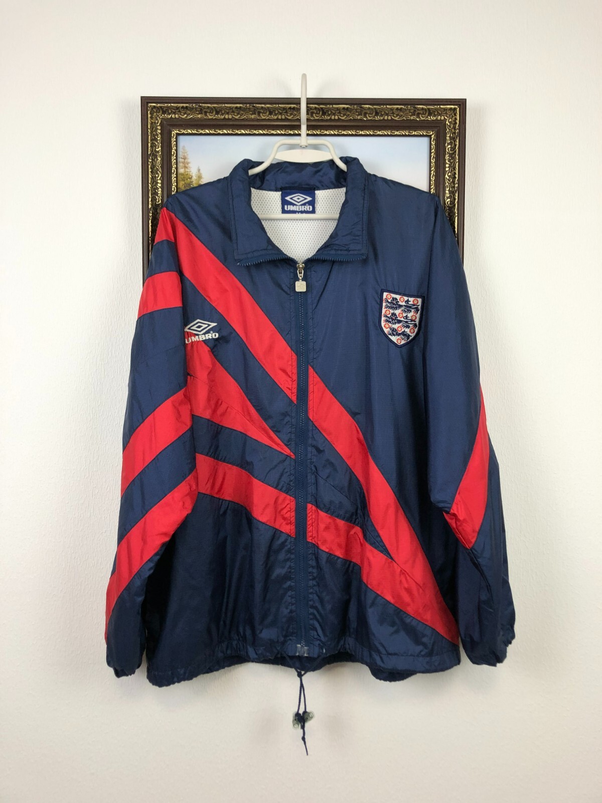 ウェア 90s UMBRO England Vintage 90's Umbro England World Cup Football Windbreaker