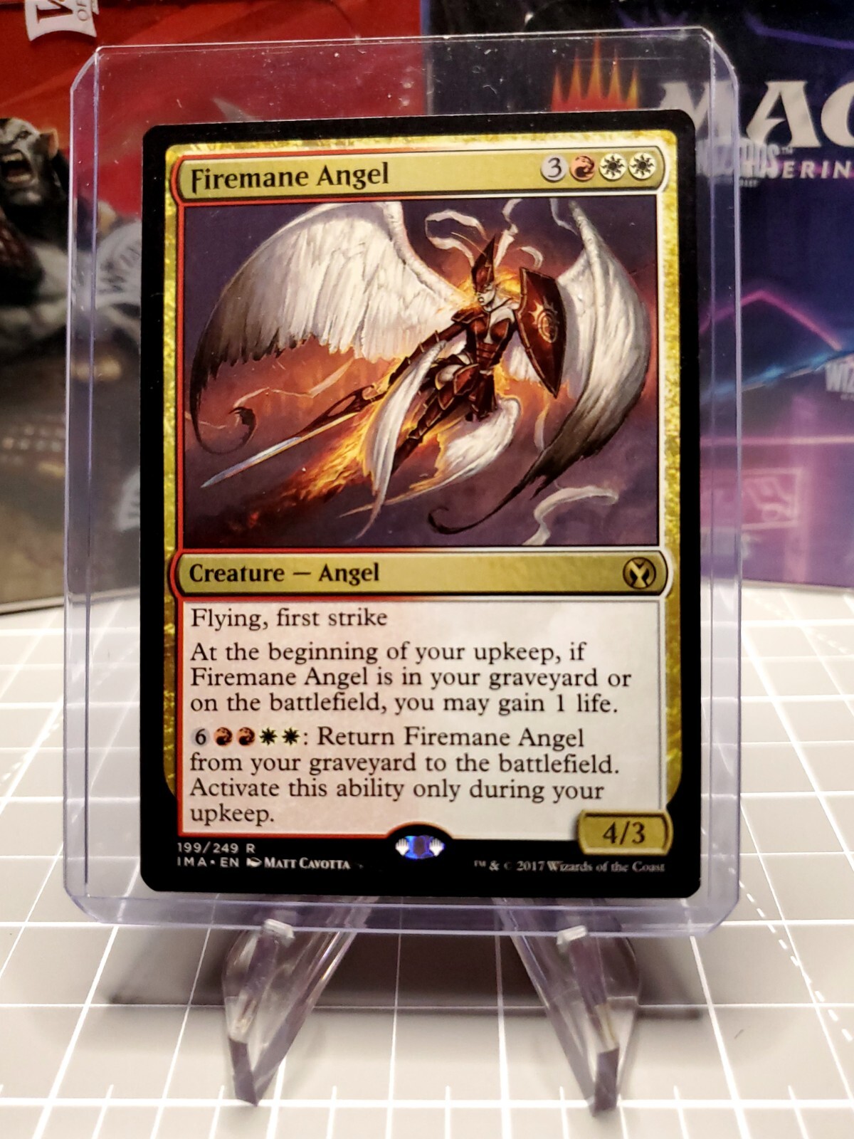 MTG Iconic Masters Firemane Angel IMA 199/249 R NM/MT | eBay