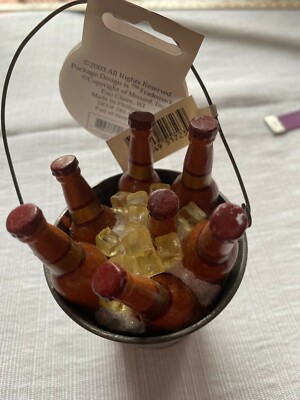 Enchanted Forest ''Pail of Beer'' ornament