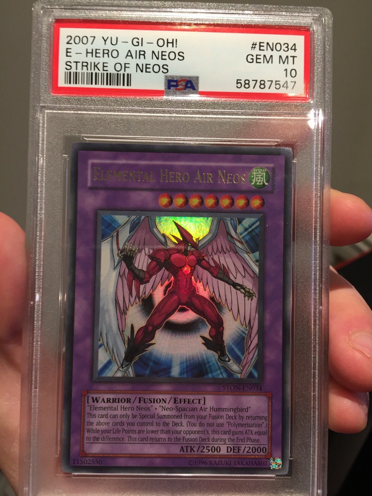 YUGIOH - Elemental Hero Air Neos Ultra rare STON-en034 unlim YUGIOH - Elemental Hero Air Neos Ultra rare STON-en034 unlim