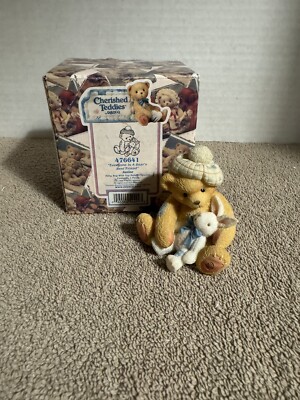 Cherished Teddies JUNIOR Everyone Is A Bear s Best Friend #476641 Enesco 1998