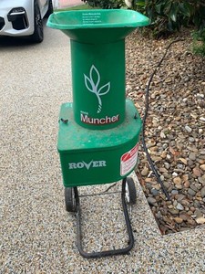 garden shredder mulcher rover duty heavy base metal
