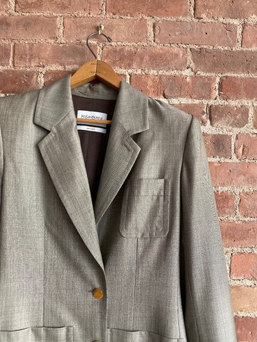 Vintage Yves Saint Laurent Rive Gauche Womens Jacket, Sz 42