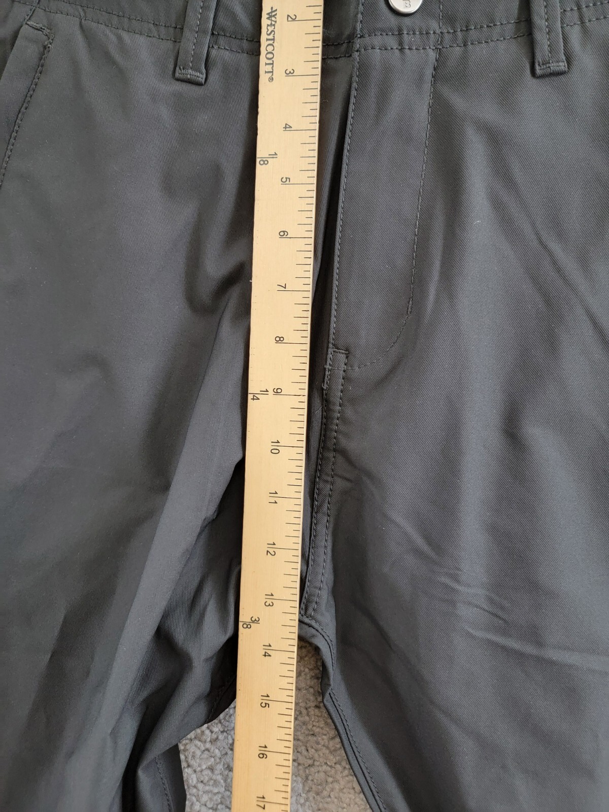 BASS OUTDOOR Straight-Fit Traveler Pants Men's 30 Caviar Zip Pockets Button Zip - Picture 8 of 19