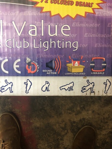 Eliminator Lighting E-134 MKII-Star Blast 4 Pack System (Like-NU) FREE SHIPPING