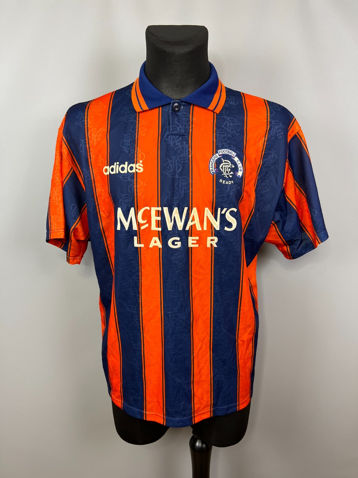 GLASGOW RANGERS 1993 1994 AWAY SHIRT FOOTBALL SOCCER ADIDAS