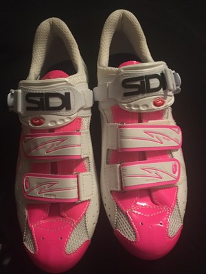 sidi cycling shoes pink