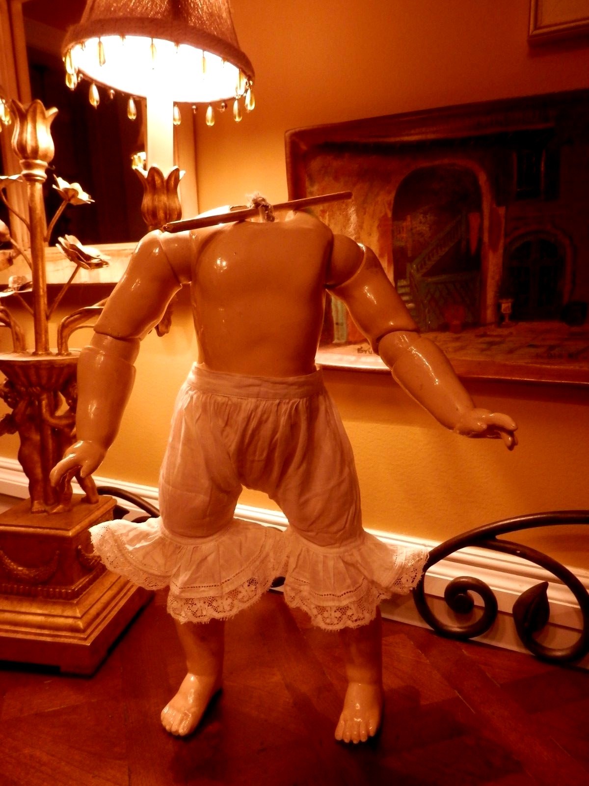 Magnificent German Doll Body Plus Vintage Under Garment 16