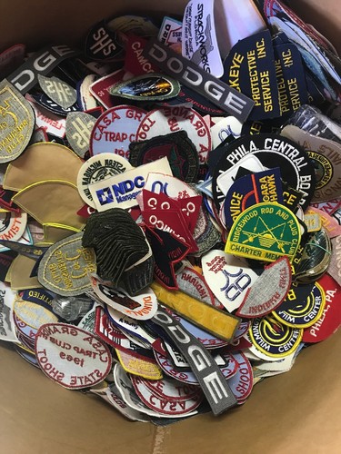 Vintage Patch Lot 50 patches nasa,automotive,Promo,police,Sports,Military Rare