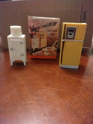 Then & Now , Salt & Pepper Set , Vintage , NIB