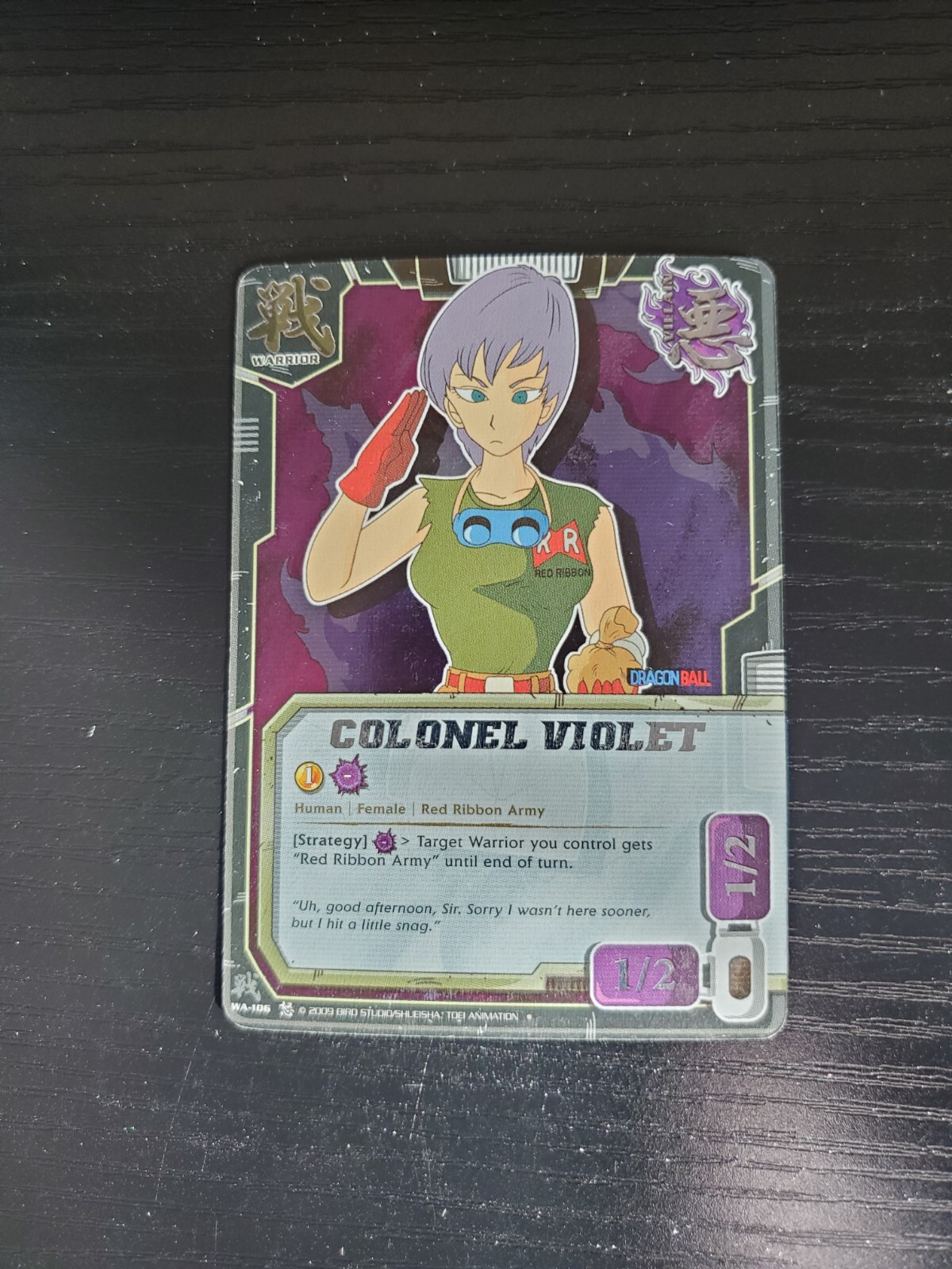 Colonel Violet - Dragon Ball Z CCG Warriors Return - FOIL