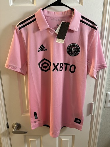 【超希少】adidas マイアミリーグ決勝メッシ ピンク ジャージ XXL Mens 2XL Adidas Lionel Messi Pink Inter Miami CF 2023 Jersey