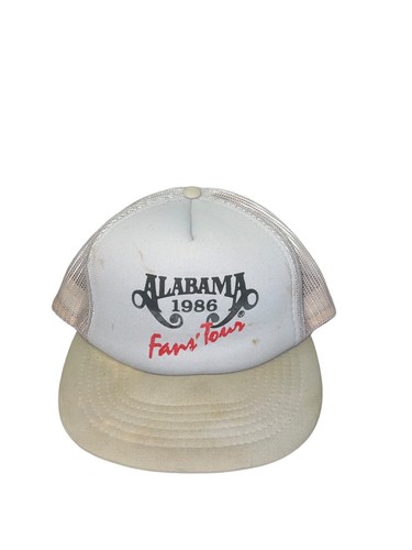 Ball Cap Baseball Alabama 1986 Fan Tour Concert 86