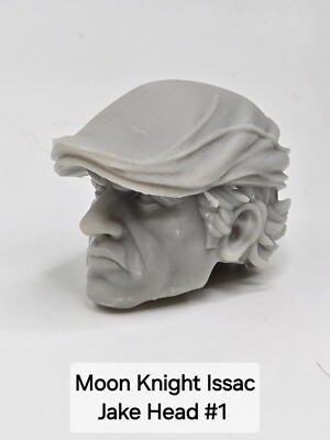 3d Printed MOON KNIGHT ISSAC HAT HEAD#1 1:12 6'' Joe Classified/Marvel Legends