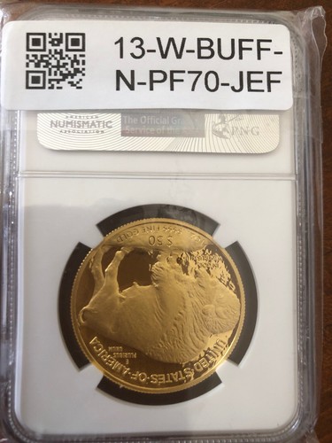 2013-W 1 oz Gold $50 Buffalo ( ) NGC PF 70 Ultra Cameo