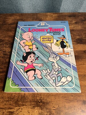Vintage~Rare Merrigold Press Looney Tunes Coloring Book~NOS~Bugs Bunny~192 Pages