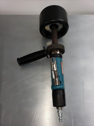Dynabrade 13204 Dynastraight Finishing Tool, Complete with Dynacushion and Belts