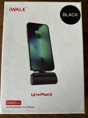 iWalk BLACK Portable Charger For iPhones