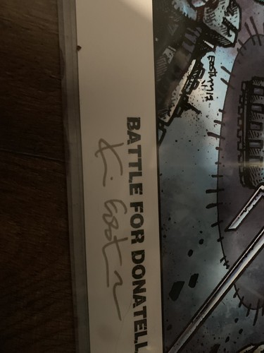 kevin eastman autograph Teenage Mutant Ninja Turtles