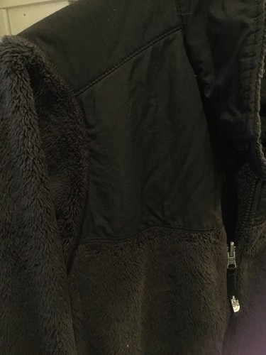 Girl’s Black, Full Zip Fleece Jacket From The North Face, Size XL (18)!
