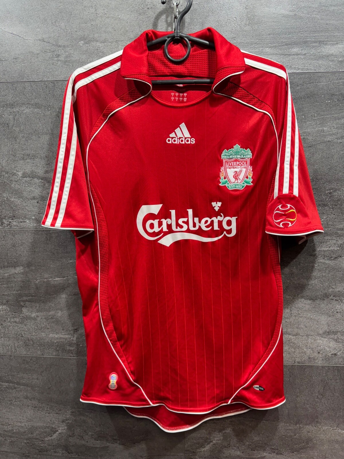 アディダス リバプール ホーム ユニフォーム (L) 2006-2008年 LIVERPOOL 2006 2008 HOME FOOTBALL SHIRT SOCCER JERSEY ADIDAS