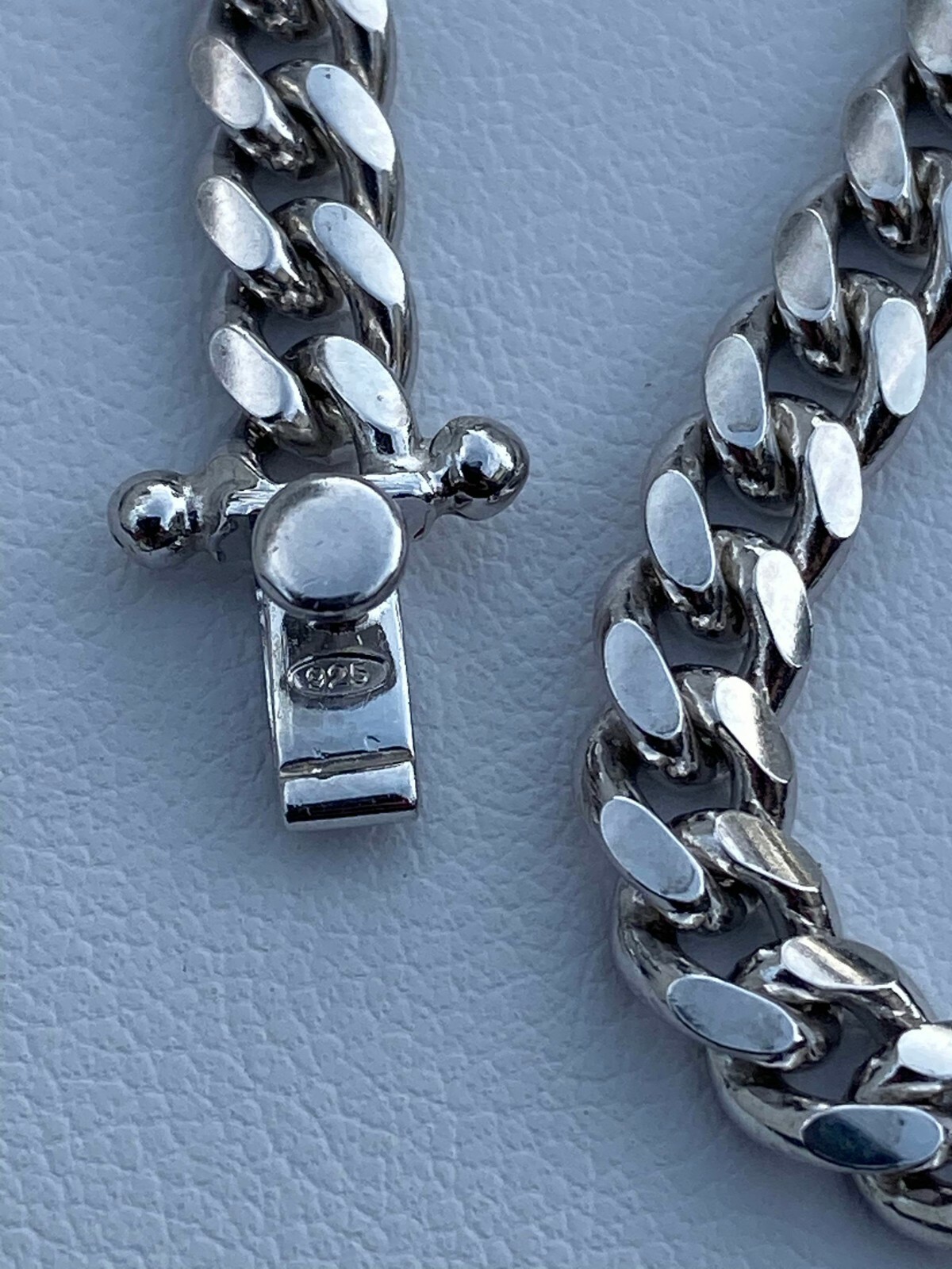 Pre-owned Silver Mens Miami Cuban Link Chain Real Solid 925 Sterling  Box Lock Necklace 5mm