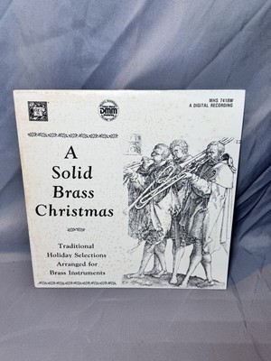 1986 A Solid Brass Christmas 33 1/3 Vinyl Record MHS Craig Dory Vintage