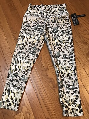 Evolution and Creation Women Legging EVCR MEDIUM & LARGE 7/8 CHEETAH  M & L NWT 