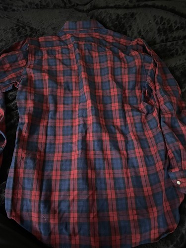 Pendleton Vintage Flannel Shirt Authentic Lindsay Tartan Men&rsquo;s Size Large Wool