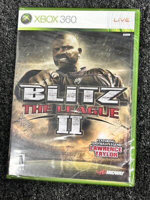 Blitz: The League II  2 ( Xbox 360, 2008) - Sealed New Small Tear Top