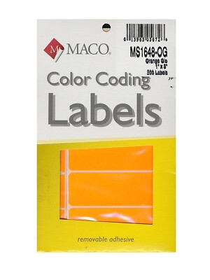 Maco Color Coding Labels